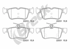Breck 22531 00 702 00 brake pad set, disc brake for Ford, Ford USA