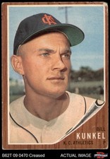 1962 Topps #147 Bill Kunkel  POR Athletics COMMON VARIATION 1 - POOR