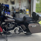 Gel Comfort Support Seat Front Rear For Harley Electra / Road Glide 1997 2007