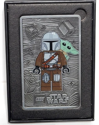 LEGO Star Wars (5010325) The Mandalorian and Grogu Metal Card - Exclusive! - Image 1 of 4