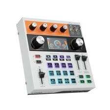 Audio Mixer, BT Sound Effects Board Set, LED Light Voice Changer Sound Card