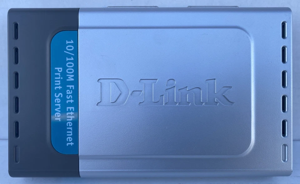 D-Link DP-300U Fast Ethernet Print Server + Installation Guide CD *NO Power Cord - Image 2 of 4