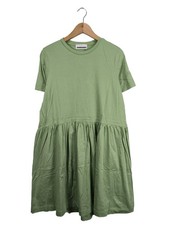 ARMEDANGELS Midikleid Damen Kleid Gr. DE 38 grün Casual-Look