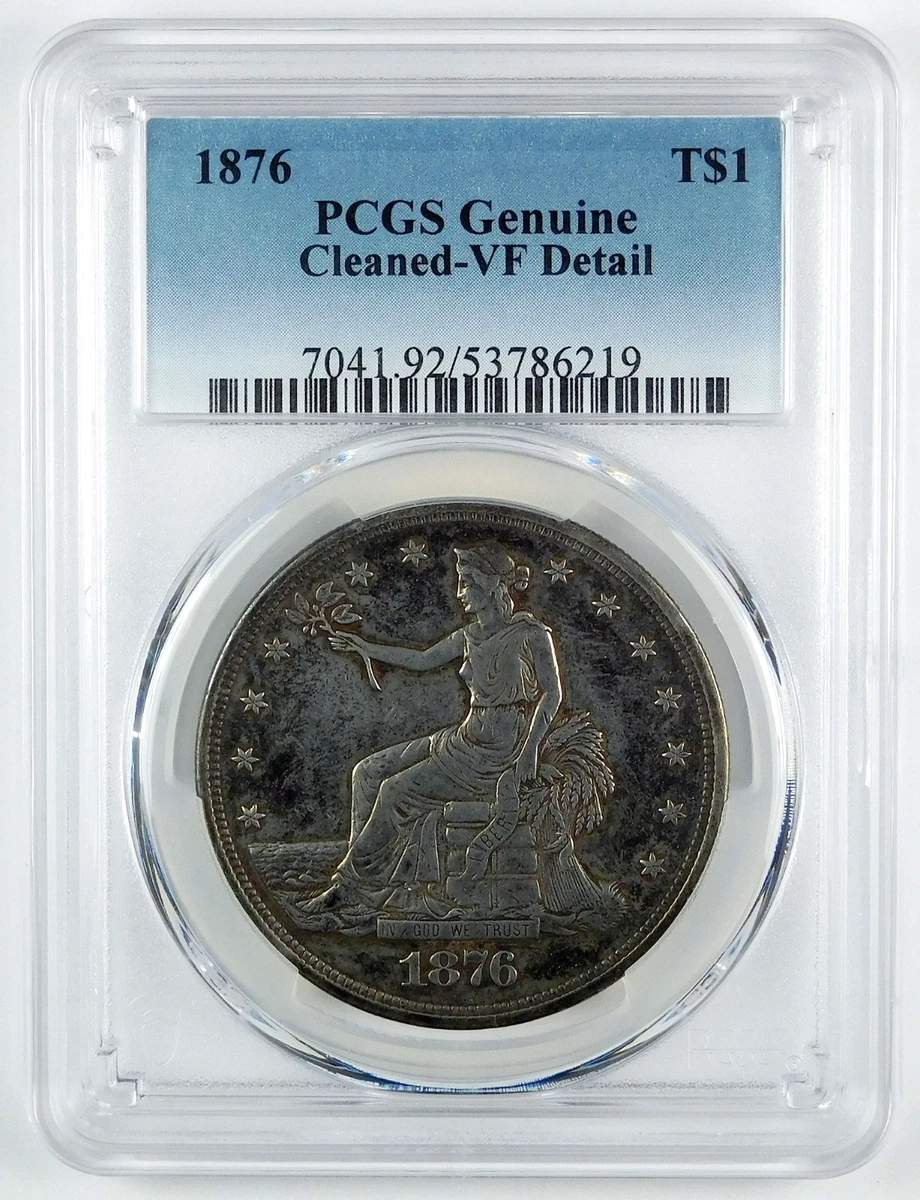 1876年-S アメリカ 貿易銀 Trade Dollar PCGS AU50 1876 Year US Trade Dollars (1873-1885) for sale | eBay