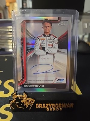 Dino Beganovic Base Autogramm Topps Formula 1 Chrome F1 2025