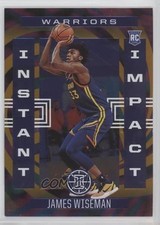 2020-21 Panini Illusions Instant Impact Orange 34/75 James Wiseman #19 he0