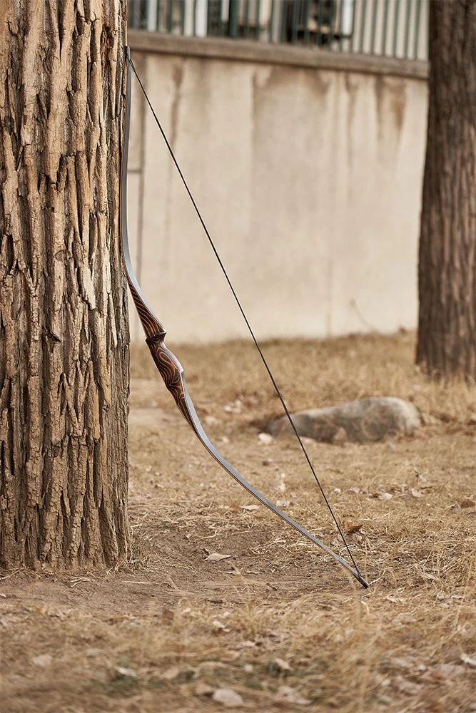 20-70lbs 54" Traditional Recurve Bow Archery One-Piece Bow Hunting & Shooting RH