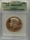 1976-S Kennedy Half Dollar ICG PR69 DCAM 90% SILVER  50C Bicentennial