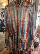 Lori Goldstein Layers Mesh Crew Neck Shirt