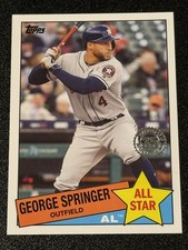 2020 Topps #85AS-37 George Springer 1985 Topps Baseball 35th Anniversary AS