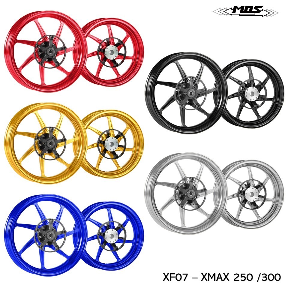 MOS XF07 Forged Aluminum Alloy Wheels for Yamaha XMAX 300 2025