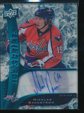 2009-10 Trilogy Nicklas Backstrom Ice Scripts Auto #IS-NB SP Rare B937