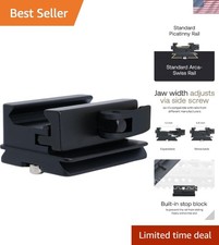 Picatinny Rail Adapter for Arca-Swiss Plate Mount - Tripod Head Arca Clamp Ad...