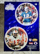 1994 Ted Williams Card Co Staubach's NFL POG card #15 Bob Griese Doug Williams