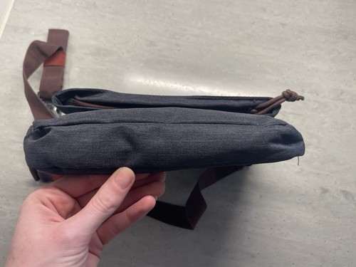 Outdoor Products Umhängetasche grau Reißverschluss Magnetverschluss verstellbarer Riemen - NEU - Bild 10 von 13