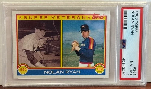 Nolan Ryan 1983 Topps #361 PSA 8 NM-MT