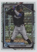 2024 Bowman Chrome Prospects Shimmer Refractor Andres Valor #BCP-196 us0