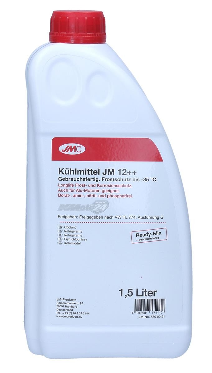 JMC Coolant Radiator Antifreeze JM 12++ Mixture 1.5Liter Bottle