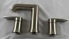 Moen T6708BN Genta Widespread Bathroom Sink Faucet w/Pop-Up Drain Brushed Nickel