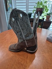 Old West Style BSY1884 4.0 D KIDS BOOT GREAT COND. UPPER LEATHER COWBOY BOOT.