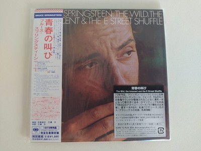 BRUCE SPRINGSTEEN THE WILD THE INNOCENT & THE E STREET SHUFFLE CD JAPAN OBI