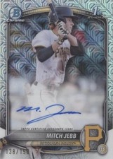 2025 Bowman 1st - Chrome Prospect Autographs Mitch Jebb #CPA-MJ HTA Choice PSA 9