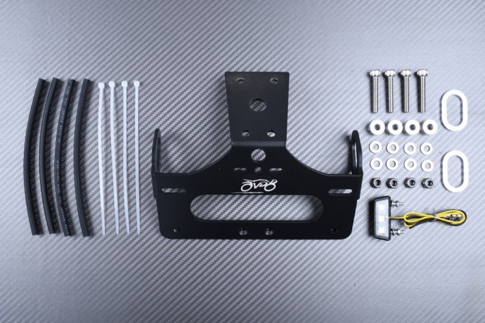 Support de plaque HONDA CB500F 2016-2018 en aluminium noir - 2