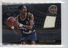 2014 Panini Select On Hallowed Ground Jerseys 100/149 Alex English #6 HOF 05jo