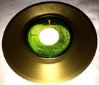 BEATLES RINGO "IT DONT COME EASY" APPLE 1971 GOLD VINYL SINGLE 45 PAINTED GOLD