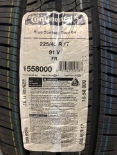 1 New 225 45 17 91v Continental True Contact Tour 54 All Season Tire