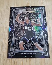 2023-24 Panini Obsidian JALEN SLAWSON #117 Rookie Card RC Sacramento Kings. rookie card picture