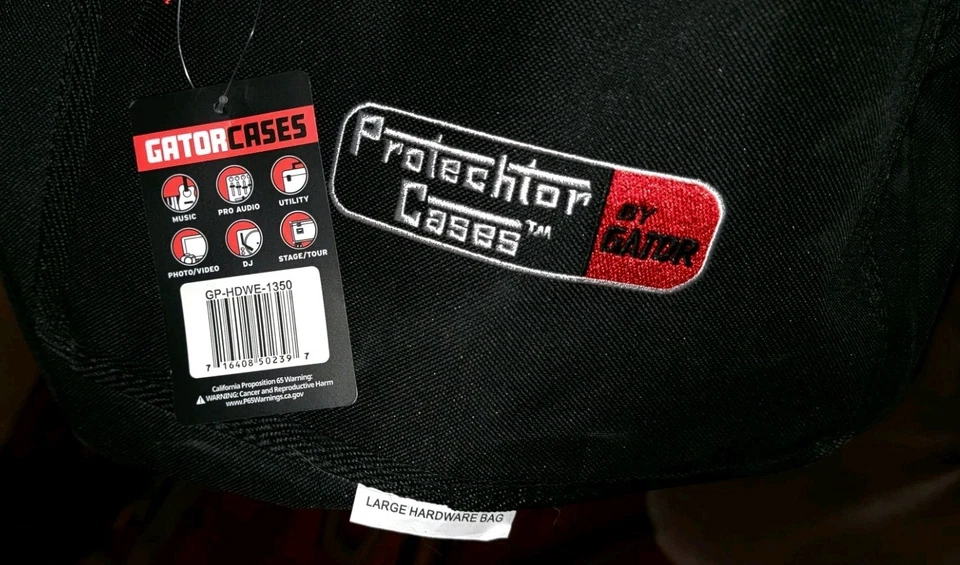 Gator GP-HDWE 1350 Large Drum Set Hardware Bag 50" x 13" *NEW* Cymbal Snare Hat - Image 4 of 4