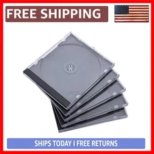 10.4mm Standard CD Jewel Cases - 25 Pack for Safe & Stylish Music Storage