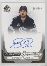2024-25 SP Authentic Curated Signatures 85/299 Brandon Tanev #SPC-TA Auto 10qk