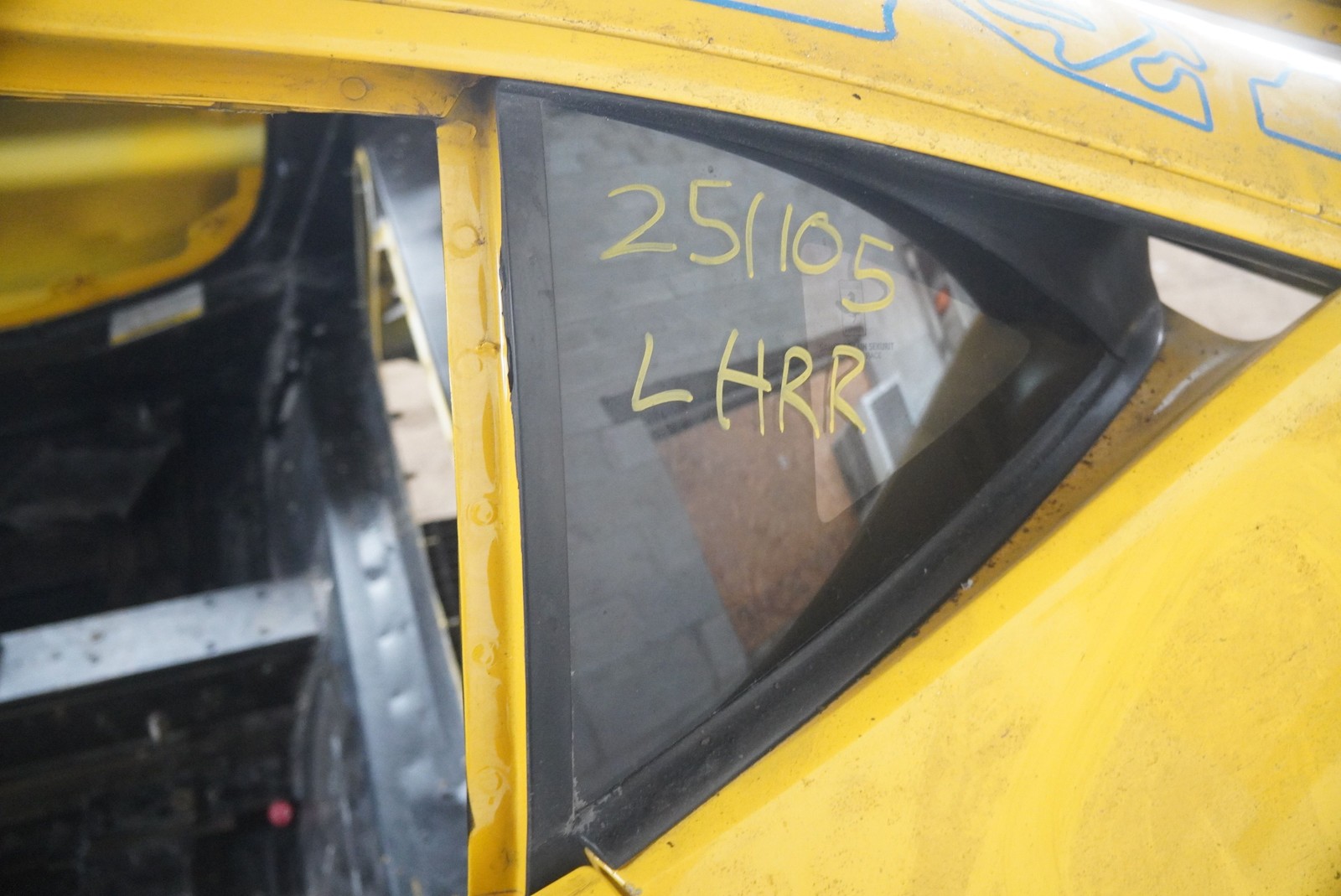 Rear Left Lateral Quarter Window Lexan 83925900 OEM Ferrari 458 Challenge 2015