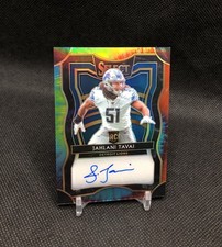 2019 Select Jahlani Tavai AUTO /25 TIE-DYE PRIZM SSP Rookie Card No. RS-28 📈📈