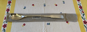 OLD NEWBURY CRAFTERS ONC STURBRIDGE STERLING SILVER STUFFING SPOON HAND WROGHT