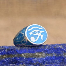 Rare Ancient Egyptian Antiques Ring of Hours Eye Pharaonic Egypt Unique BC