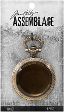 3 Pack - Tim Holtz Assemblage Locket-Pocket Watch - THA20069