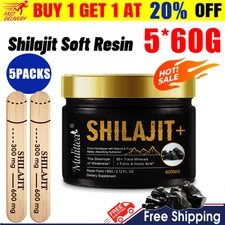 Pure 100% Himalayan Shilajit, Soft Resin, Organic, Extremely Potent, Fulvic Acid