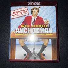 Will Ferrell Anchorman The Legend of Ron Burgundy HD-DVD Unrated, Uncut 2007