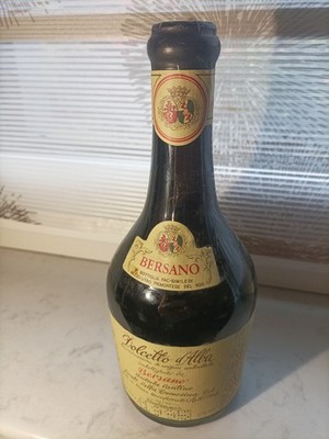1995 Dolcetto d'Alba Bersano Piemont  Bottiglia mezzo Litro Piemontese del 600