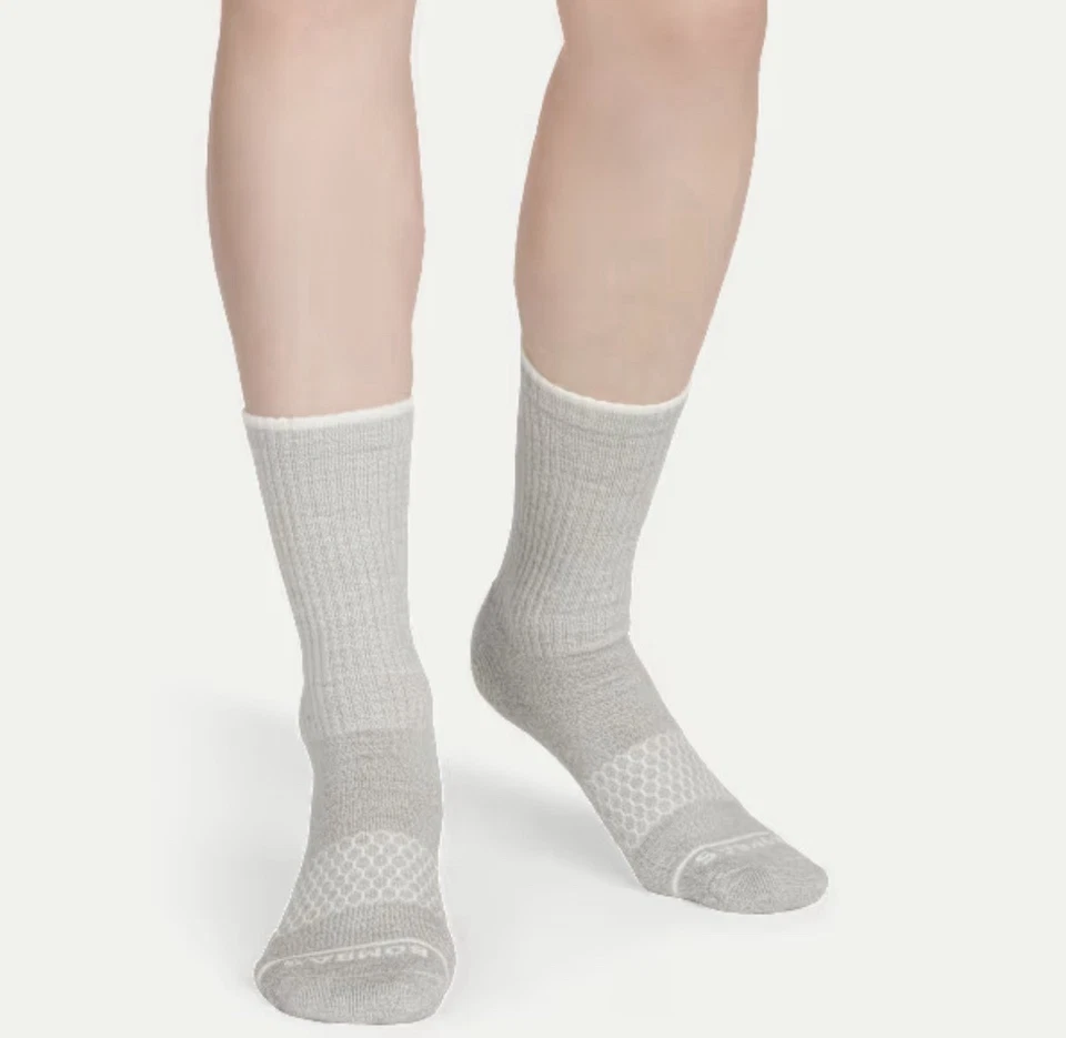 Paquete de 4 calcetines de pantorrilla Bombas para mujer mezcla de lana merino (talla grande) Foto 4 de 4