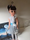 Dancing Ballerina Fashion Doll Blue Tutu Brown Straight Hair Original Box Works  — photo 2