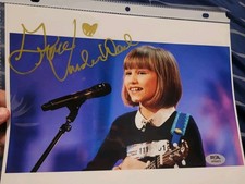Grace Vanderwaal Signed autograph 8x10 PSA COA Early Full Signature 