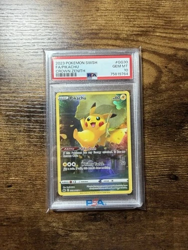 Pikachu PSA 10 GG30/GG70 SWSH: Crown Zenith