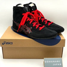 ASICS EX-EO Wrestling Boxing Shoes TWR900 1083A001 New model BLACK × BLACK × RED
