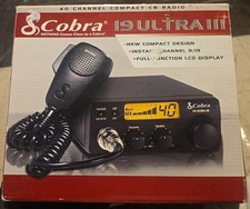 Cobra 19 Ultra III 3 Citizen Band CB Radio 40 Channel Transceiver LCD Open Box