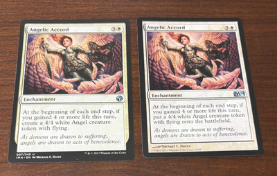 MTG Various Sets - 2x Angelic Accord - NM