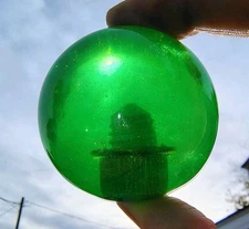 Transparent Green pearl Gear Shift Knob 3/8-16 Thread size Hot Rod Fits Hurst 